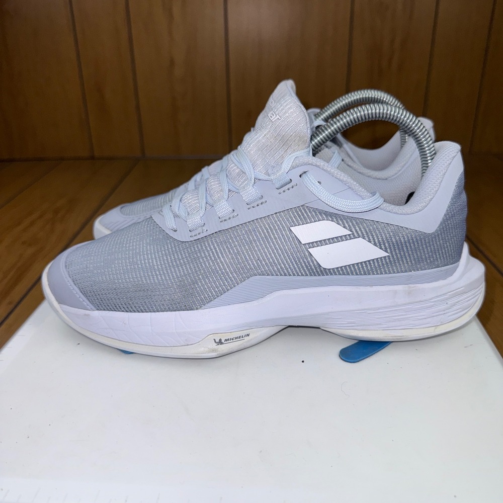 Babolat Jet Tere 2 All Court Women Tennis Shoes Grey White 31S24651 Size 7.5